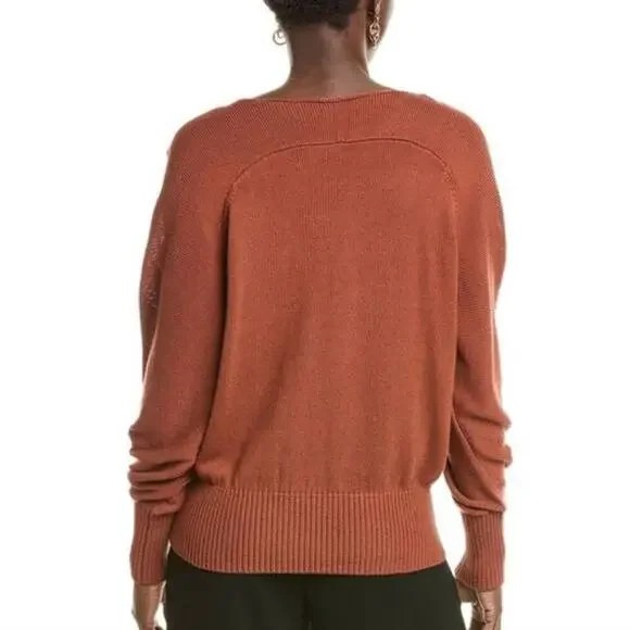 Lafayette 148 New York V-Neck Dolman Silk-Blend Sweater Size XXL - Picture 9 of 9